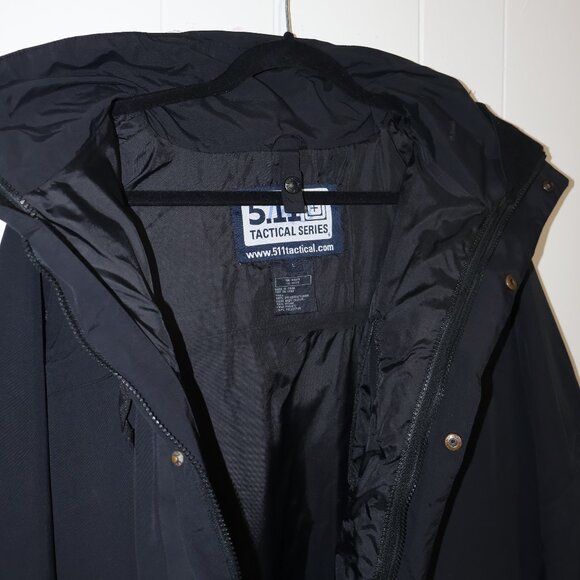 5.11 Tactical Series Utility Jacket – Black (Men’s L) - Picture 6 of 11
